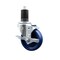 Service Caster 4'' Solid Poly Swivel 1-5/8'' Expanding Stem Caster with Brake SCC-EX20S414-SPUS-TLB-158 - alternate 1